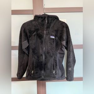 Womens Patagonia R2 full-zip hooded fleece jacket